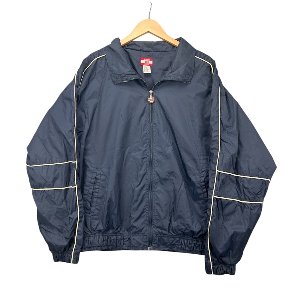 Vintage Athletic Works Windbreaker Jacket Bomber Retro Streetwear Men’s Large